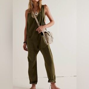 We The Free(by free people) Highroller jumpsuit Overalls olive green